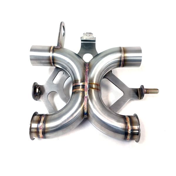 Raccordo IXRACE DKAT racing acciaio Triumph Street Twin 2018-2020