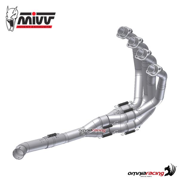 Collettori MIVV acciaio Racing Kawasaki Z900 A2 2017-2024