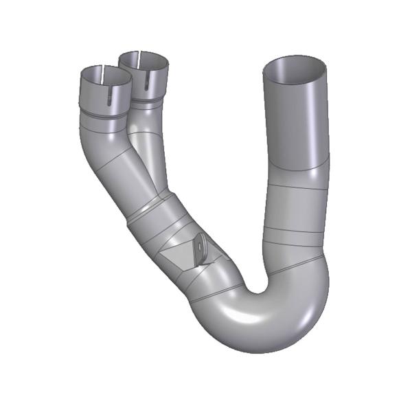 MIVV link pipe Racing Ducati Hypermotard 950/SP/RVE 2021-2024