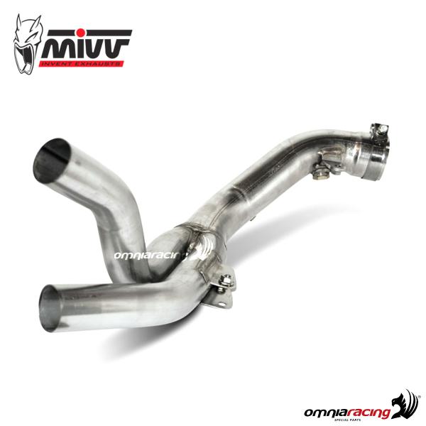 MIVV link pipe Racing Yamaha R1 2007-2008