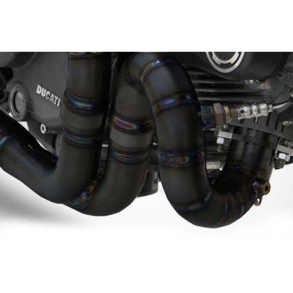 Collettori ZARD Acciaio nero Racing Ducati Scrambler 800 2015-2019