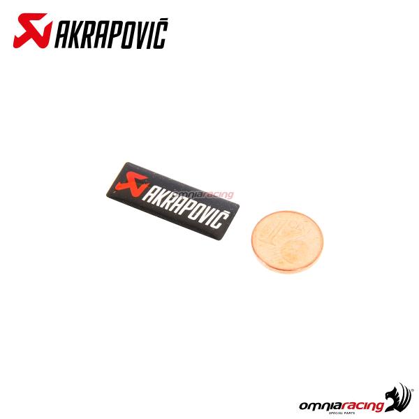 Akrapovic spare part exhaust heat resistant adhesive color 3D stickers
