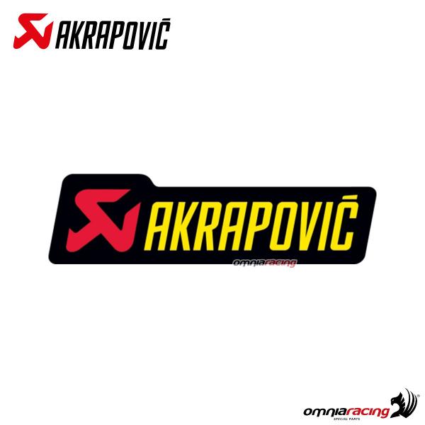 Akrapovic - Ricambi scarico adesivo a colori 119x33mm