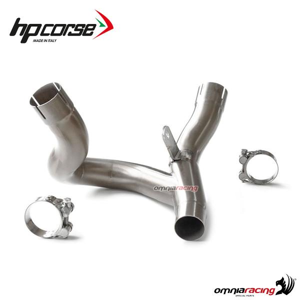 HPCORSE raccordo racing decatalizzatore per collettori originali per Ducati DesertX 2022>