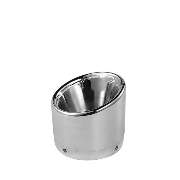 Fondello IXIL scarico Ironhead SLASHED Cromo lucido 88mm