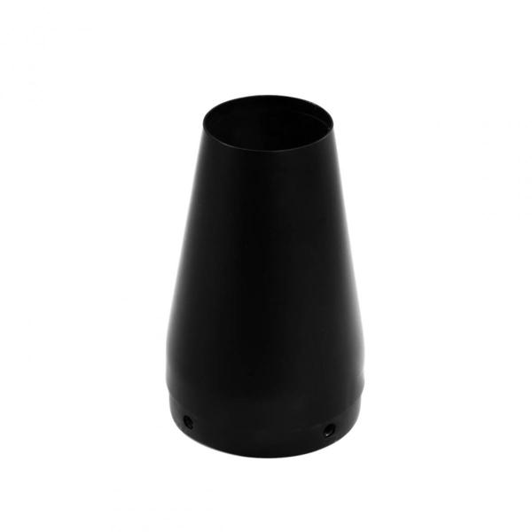 Fondello IXIL scarico Ironhead Conical Verniciato nero 88mm