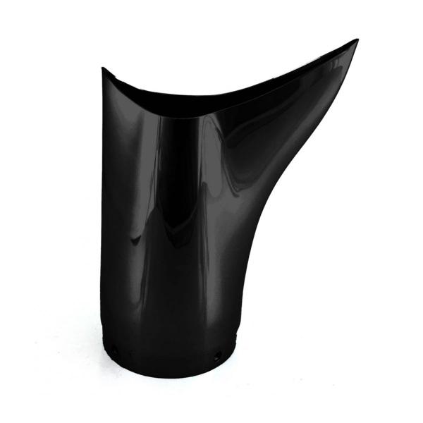 Fondello IXIL scarico Ironhead FISH TAIL Verniciato nero 88mm