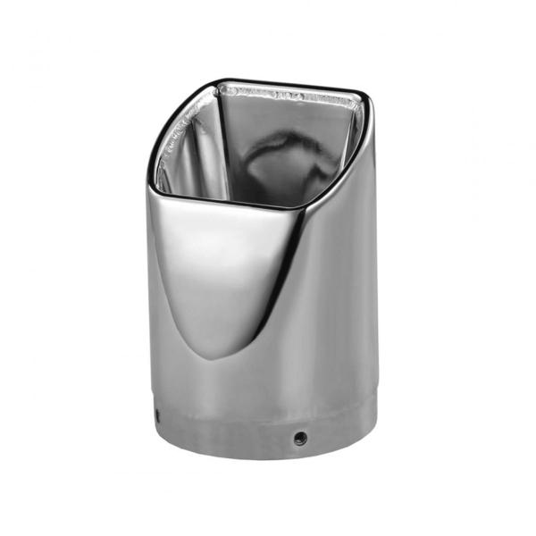 Fondello IXIL scarico Ironhead SQUARE Cromo lucido 112mm