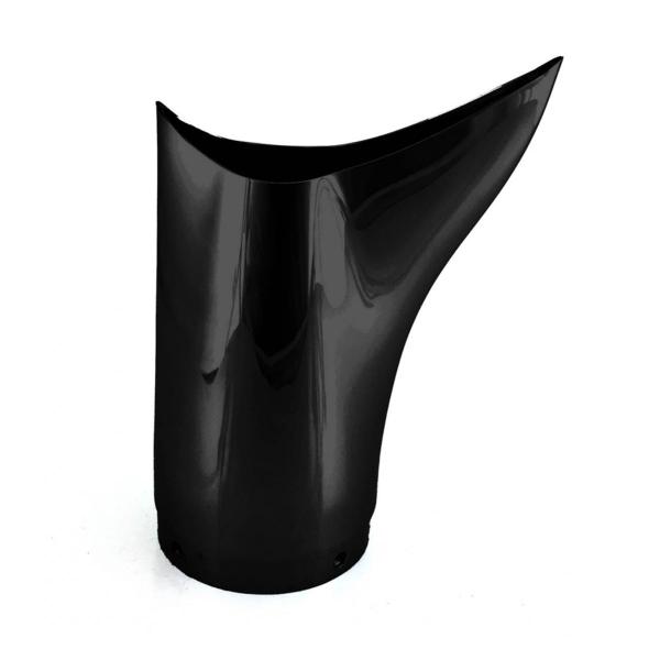 Fondello IXIL scarico Ironhead FISH TAIL Verniciato nero 112mm