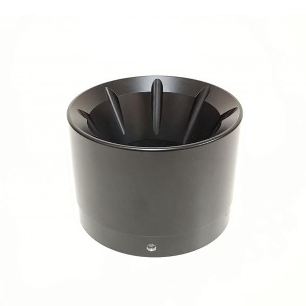 Fondello IXIL scarico Ironhead COLT Verniciato nero 112mm