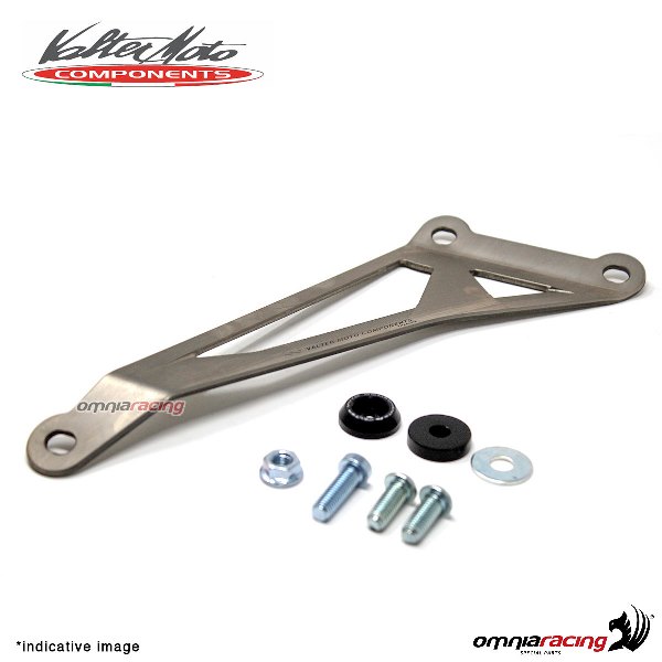 Staffa di supporto scarico Valtermoto in titanio per BMW S1000RR 2009>2014