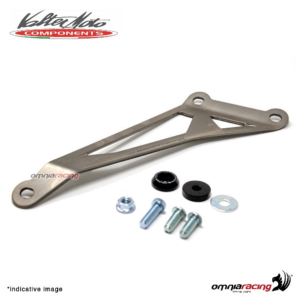 Staffa di supporto scarico Valtermoto in titanio per BMW S1000RR 2015>2018