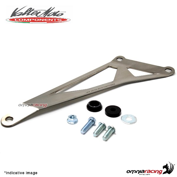 Titanium silencer support Valtermoto for Kawasaki ZX6R 2009>2017