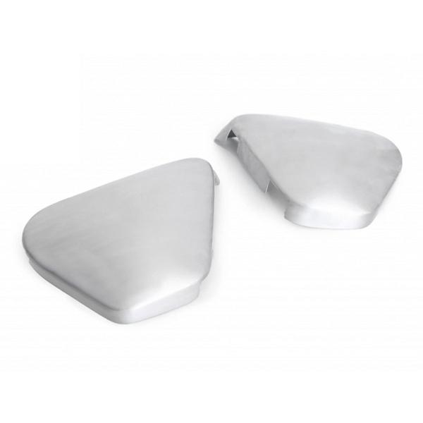 Pair of right and left side panels in Zard brushed aluminum for Triumph Bonneville T100 / T120