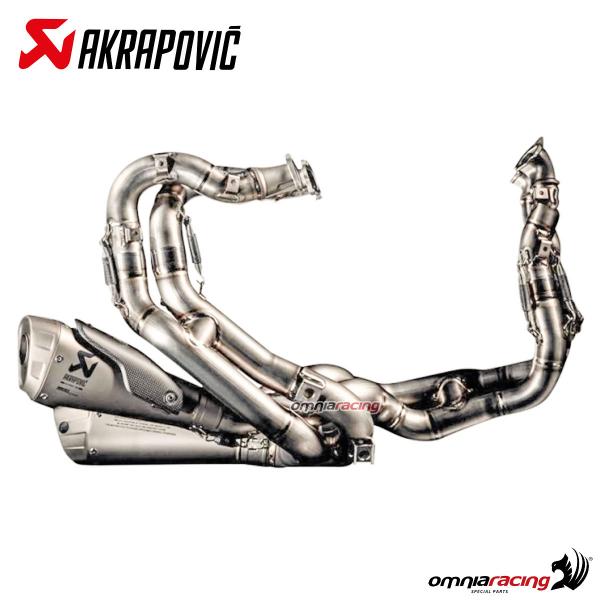 Impianto scarico completo Akrapovic racing Ducati Streetfighter V4/V4S 2020-2022