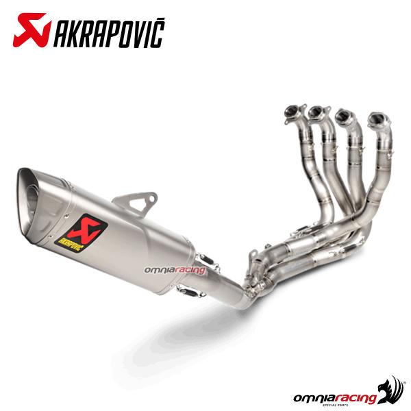 Impianto di scarico completo Evolution line Akrapovic in titanio per Honda CBR1000RR-R 2020>