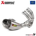 Impianto di scarico completo Akrapovic omologato in titanio per Honda CBR650R 2019>