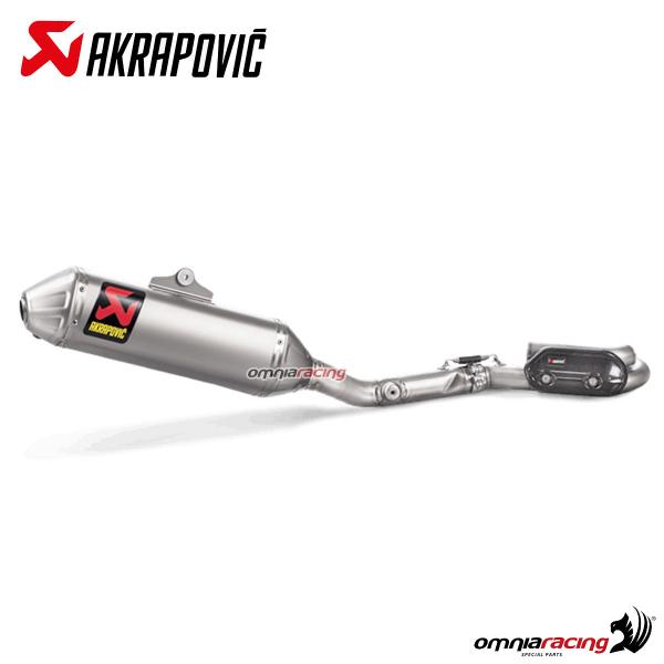 Akrapovic complete exhaust Evolution titanium racing Kawasaki KX250F 2017-2024