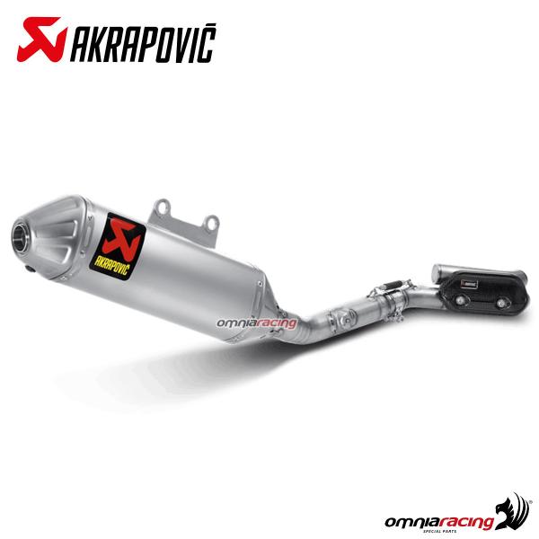 Scarico completo Akrapovic Evolution titanio racing Suzuki RMZ250 2010-2018