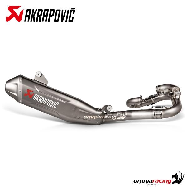 Scarico completo Akrapovic Evolution titanio racing Yamaha YZ450F 2023-2024