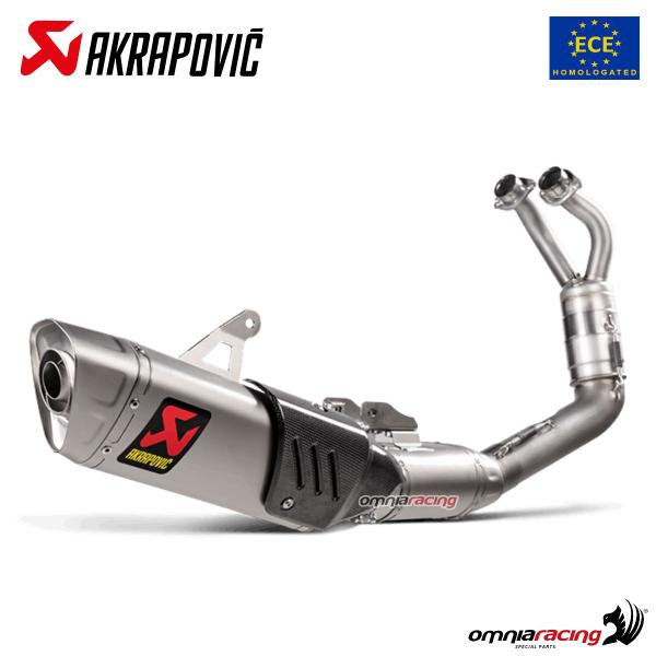 Scarico completo Akrapovic omologato titanio Yamaha R7 2022-2023