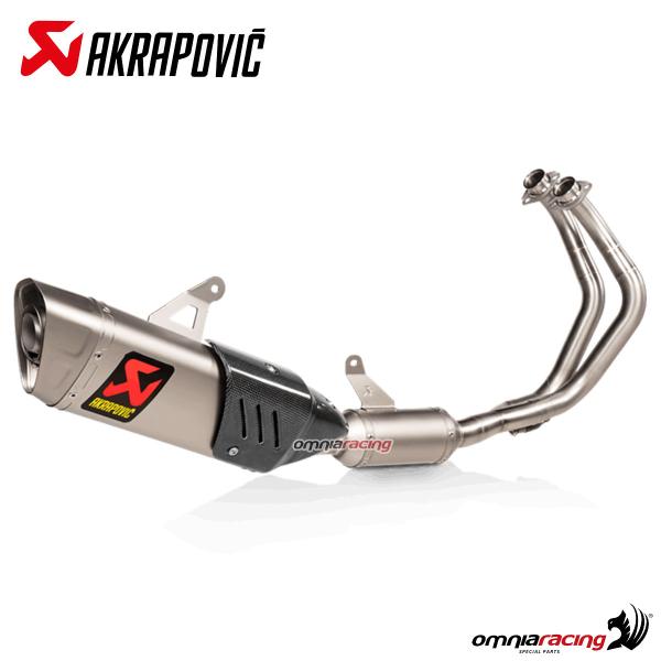 Impianto di scarico completo Akrapovic racing Line in titanio per Yamaha R7 2022>
