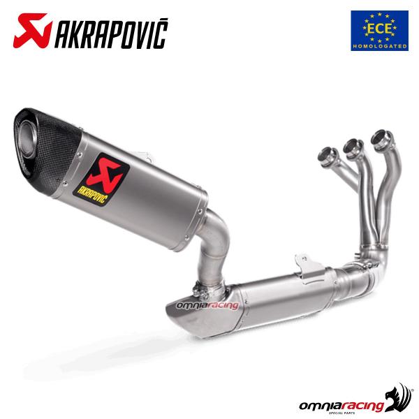 Scarico completo Akrapovic omologato titanio Yamaha MT09/FZ09 2021-2023