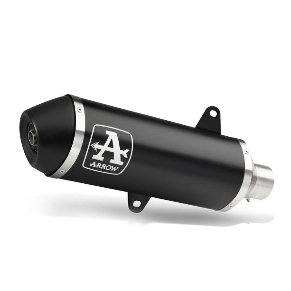 Arrow Racing black aluminum Urban complete exhaust Honda SH150 2024-2025