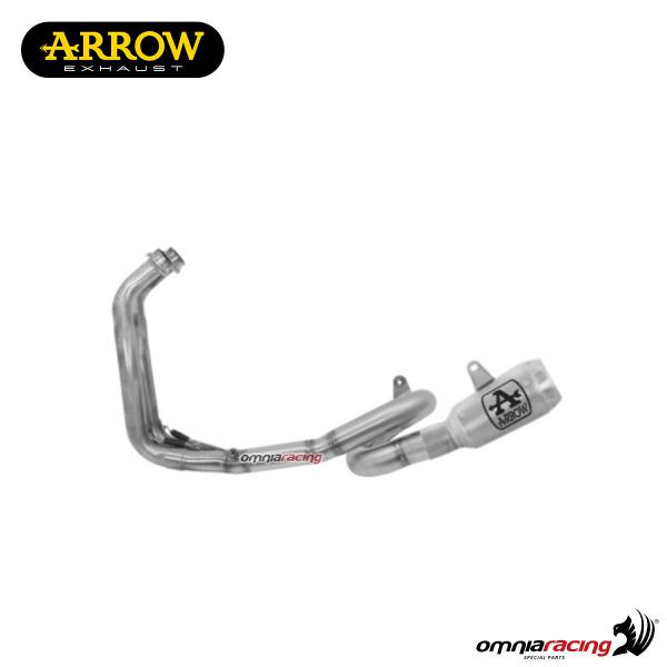 Arrow impianto di scarico completo decatalitico Pro-Race in acciaio racing per Yamaha MT07 2021>