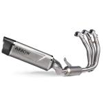 Scarico completo Arrow Kawasaki Z650S 2026 Indy Race Evo omologato alluminio nero