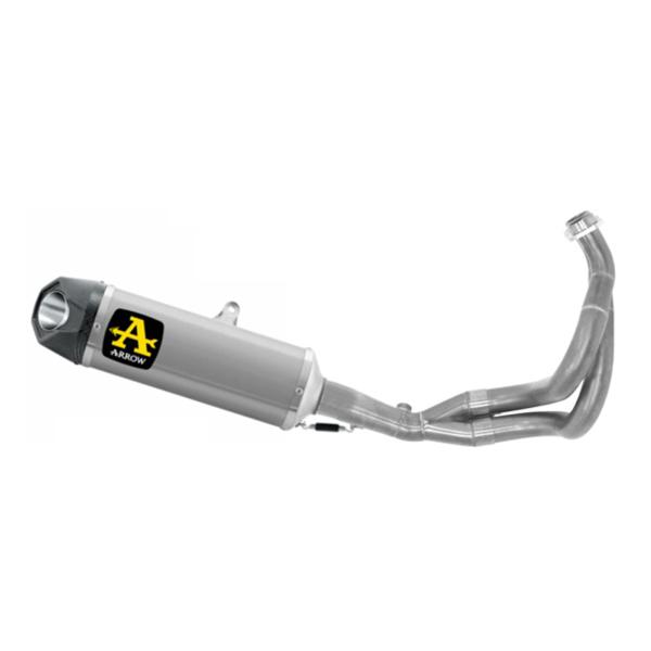 Arrow approved aluminum Indy Race EVO complete exhaust Kawasaki Ninja 650 2021-2023