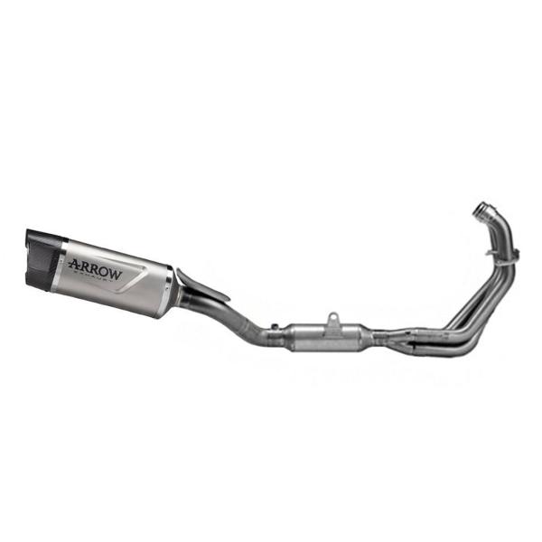 Arrow approved catalyzed titanium Indy Race EVO complete exhaust Yamaha Tracer 9 2025