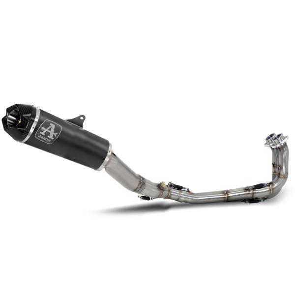 Full exhaust system Arrow Indy Race black titanium racing Yamaha Tmax 560 2025