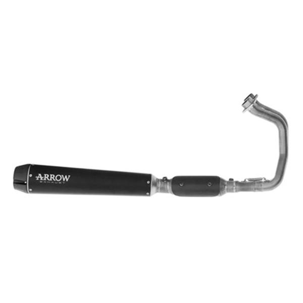 Arrow approved black steel/black aluminum Rebel complete exhaust Kawasaki Vulcan S 650 2025