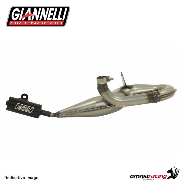 Marmitta e silenziatore Giannelli Vintage completa non omologata per Piaggio Vespa 125 PK