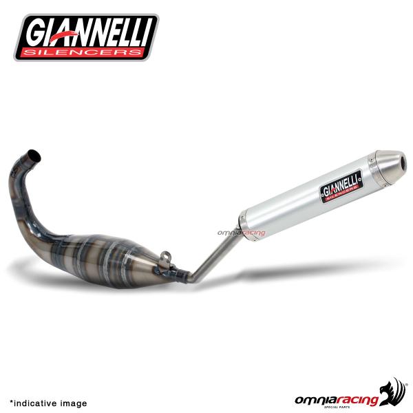 Giannelli Full exhaust system for Yamaha TZR125 1982>1989 silencer Stradali 2T