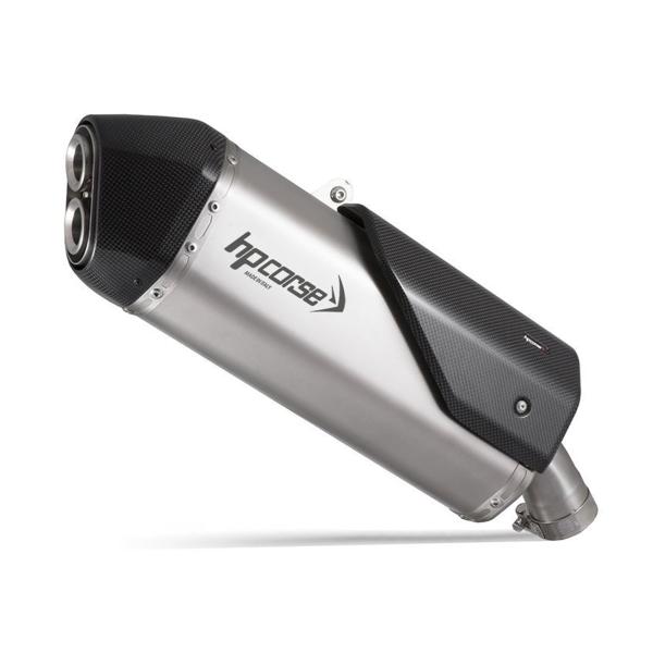 HPcorse SPS Carbon 350 Satin exhaust approved Aprilia Tuareg 660 2021-2024