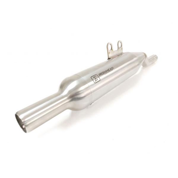 Scarico completo IXIL HC1-3S Ironhead Round acciaio lucido racing Benelli Imperiale 400 2021-2022