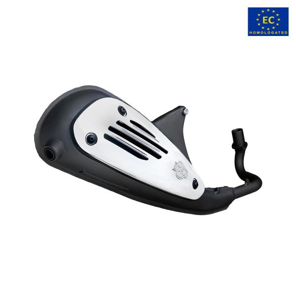 Leovince SitoPlus complete exhaust steel approved Vespa LX125 2006-2009