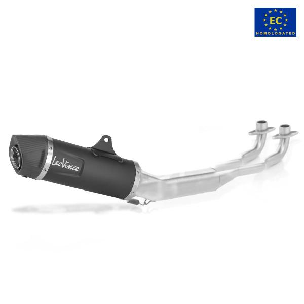 Leovince Nero complete exhaust steel approved Yamaha Tmax 500 2008-2011