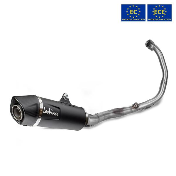 Leovince Nero complete exhaust steel approved Honda Forza 125 2021-2024