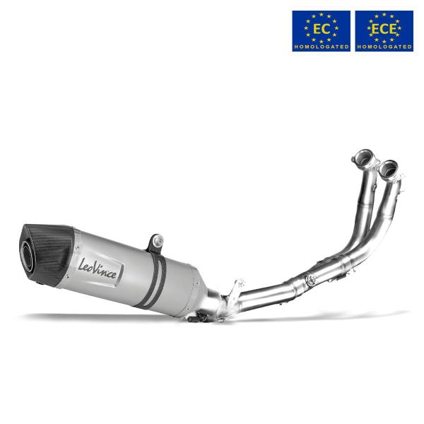 Leovince LV ONE EVO complete exhaust steel approved Kawasaki Ninja 650 2017-2019
