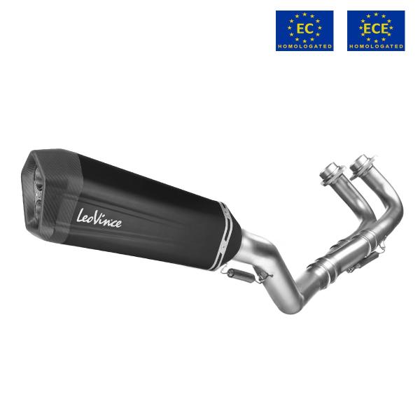 Leovince LV12 complete exhaust steel approved Yamaha Tmax 560 2020-2024