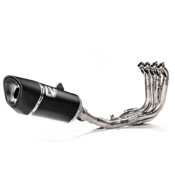 Scarico completo Leovince LV14R racing acciaio nero Suzuki GSX8S 2023-2024