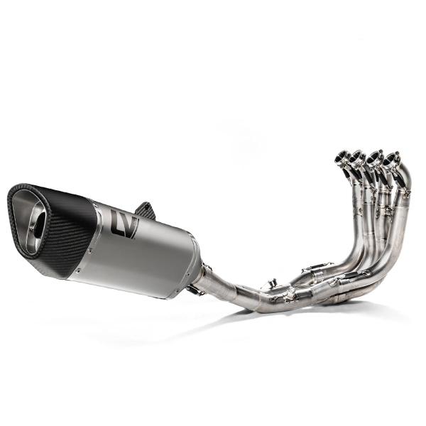 Leovince LV14R full exhaust system steel racing slip-on Suzuki GSX8R 2023-2024