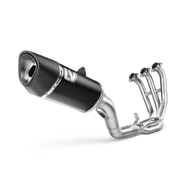 Leovince LV14R black steel Approved full exhaust Tracer 9 2025