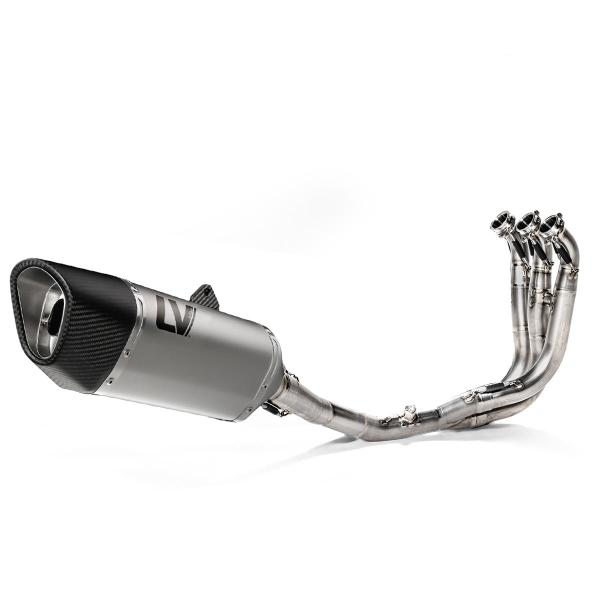 Scarico completo Leovince LV14R racing acciaio Triumph Street Triple 765 R/RS 2024-2025