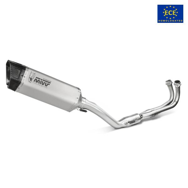 Scarico completo MIVV SR1 Titanio alto omologato Aprilia RS457 2024-2025