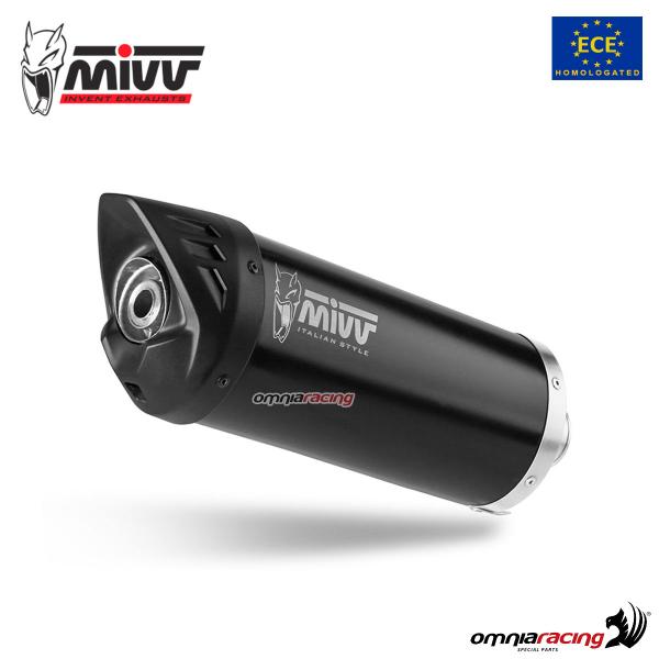 MIVV Mover terminale di scarico in acciaio omologato per Yamaha Xmax 300 2017>2020