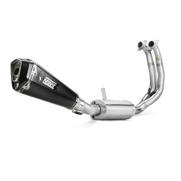 MIVV Delta Race Carbon high Complete exhaust approved Aprilia RS660 2020-2024